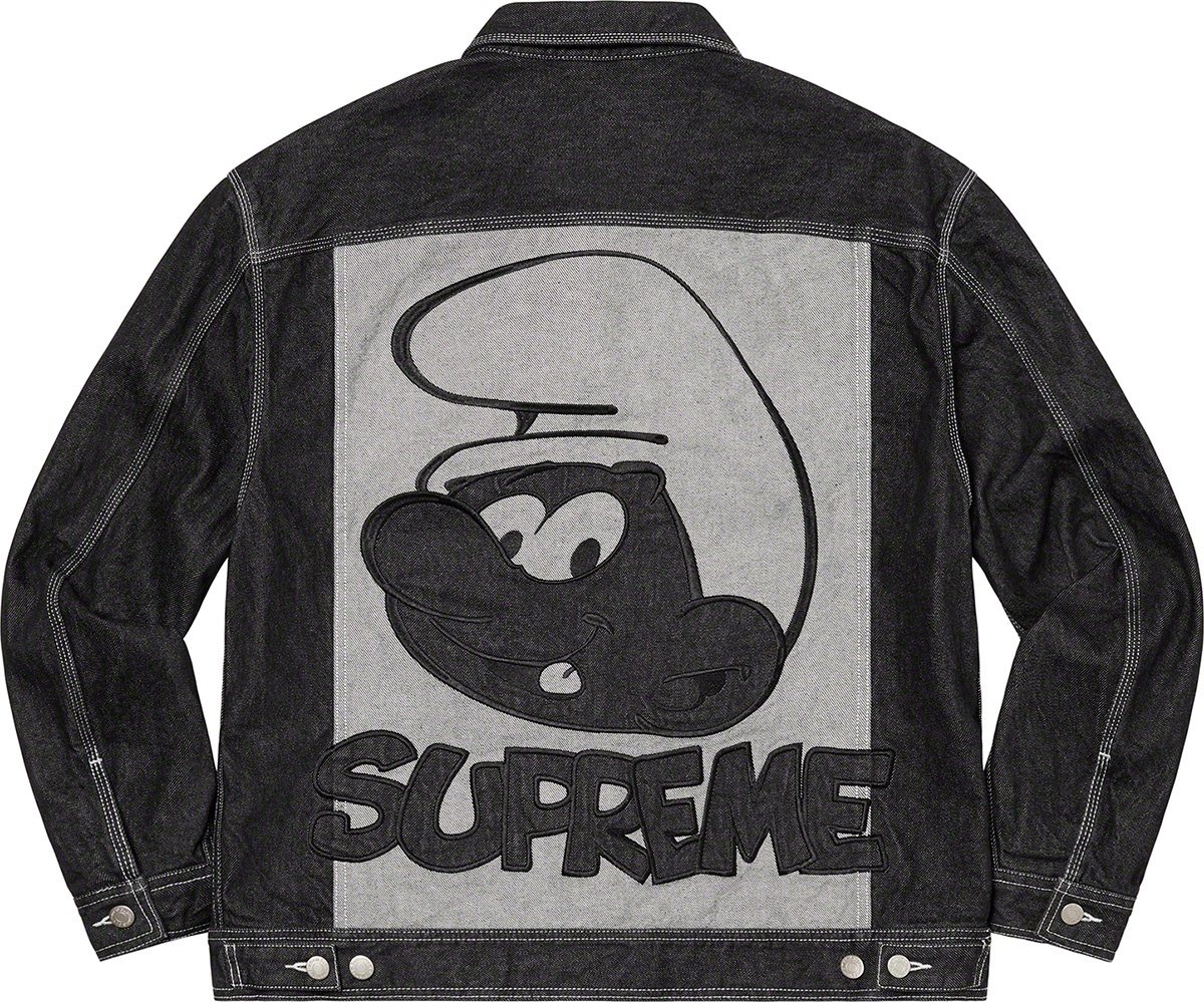 Supreme®/Smurfs™ Denim Trucker Jacket view 8